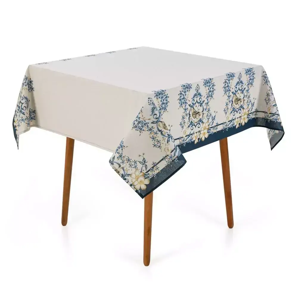 Toalha de Mesa Quadrada Agnes 140x140cm 4 lugares Karsten