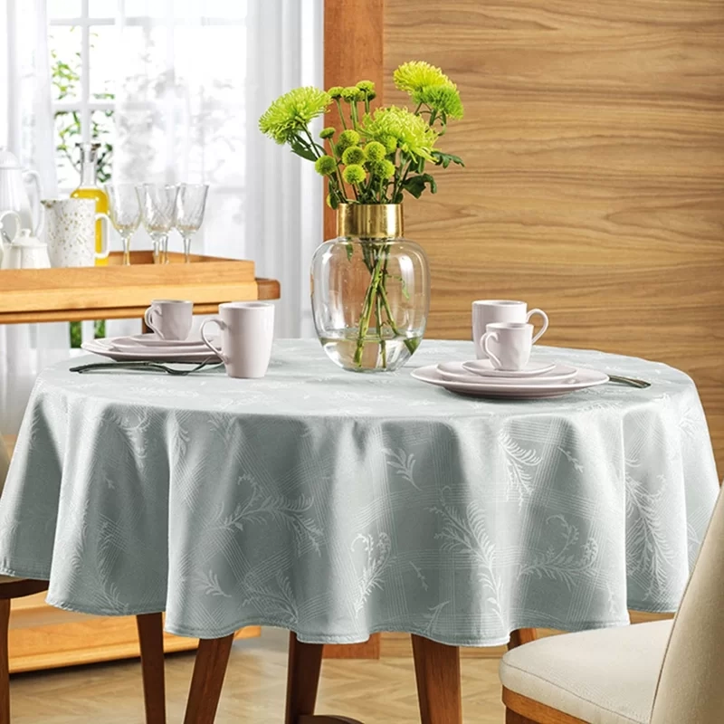 Toalha Mesa Ramalia Cinza 140x210cm 3812783 Karsten