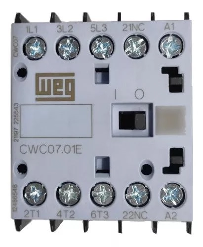 Minicontator Az Cwc07-01-30d02 1nf 24v 50/60hz Azul Weg