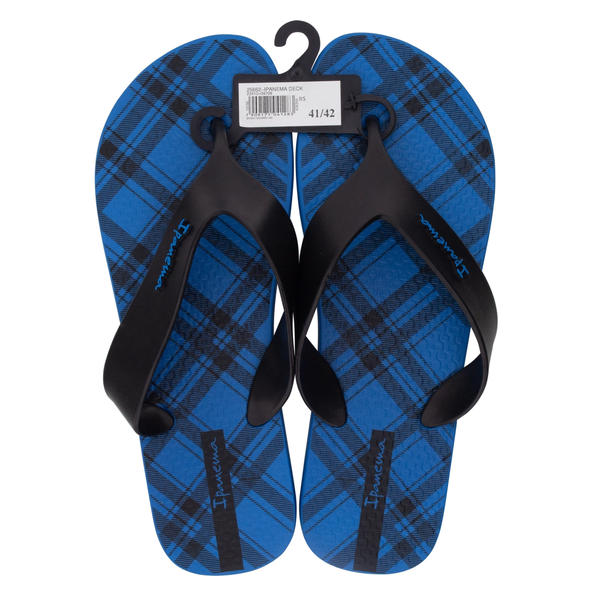 Sandália Azul E Preta Deck Ipanema N 41/42