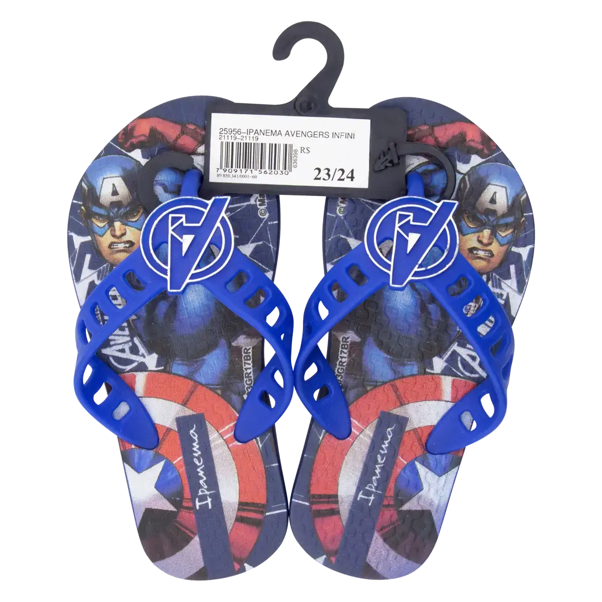 Sandália Infantil Azul Avengers Infinity Ipanema N 23/24
