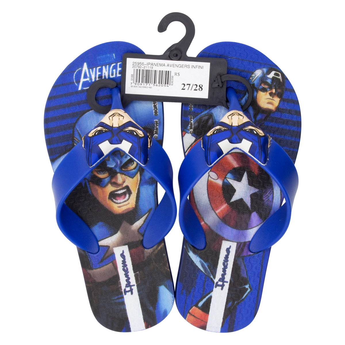 Sandália Infantil Azul Avengers Infinity Ipanema N 27/28