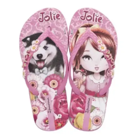 Chinelo Ipanema Jolie Ii Rosa/r0sa 23/4 Grendene