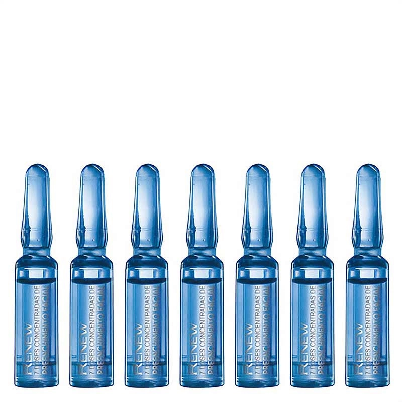 7 Doses Concentradas Renew 1,3ml Cada Preenchimento Facial