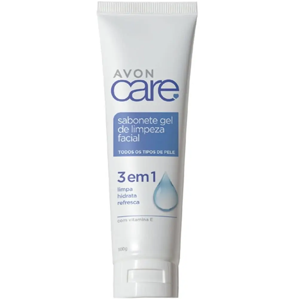 Sabonete Gel Facial 3 Em 1 Care Avon 100g
