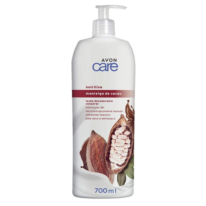 Loção Desodorante Corporal Manteiga De Cacau Avon Care 700ml