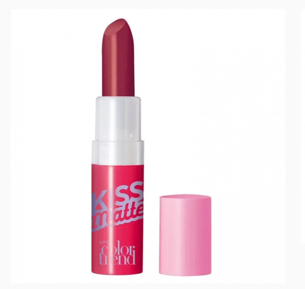 Avon Color Trend Kiss Matte Batom Batida De Vi