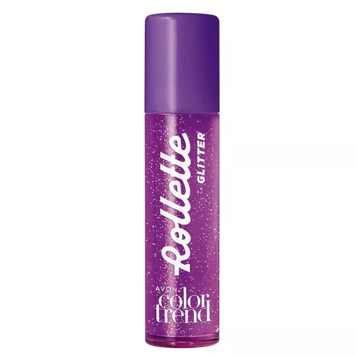 Brilho Rollette Color Trend 5,5ml Glitter Uva Lovers