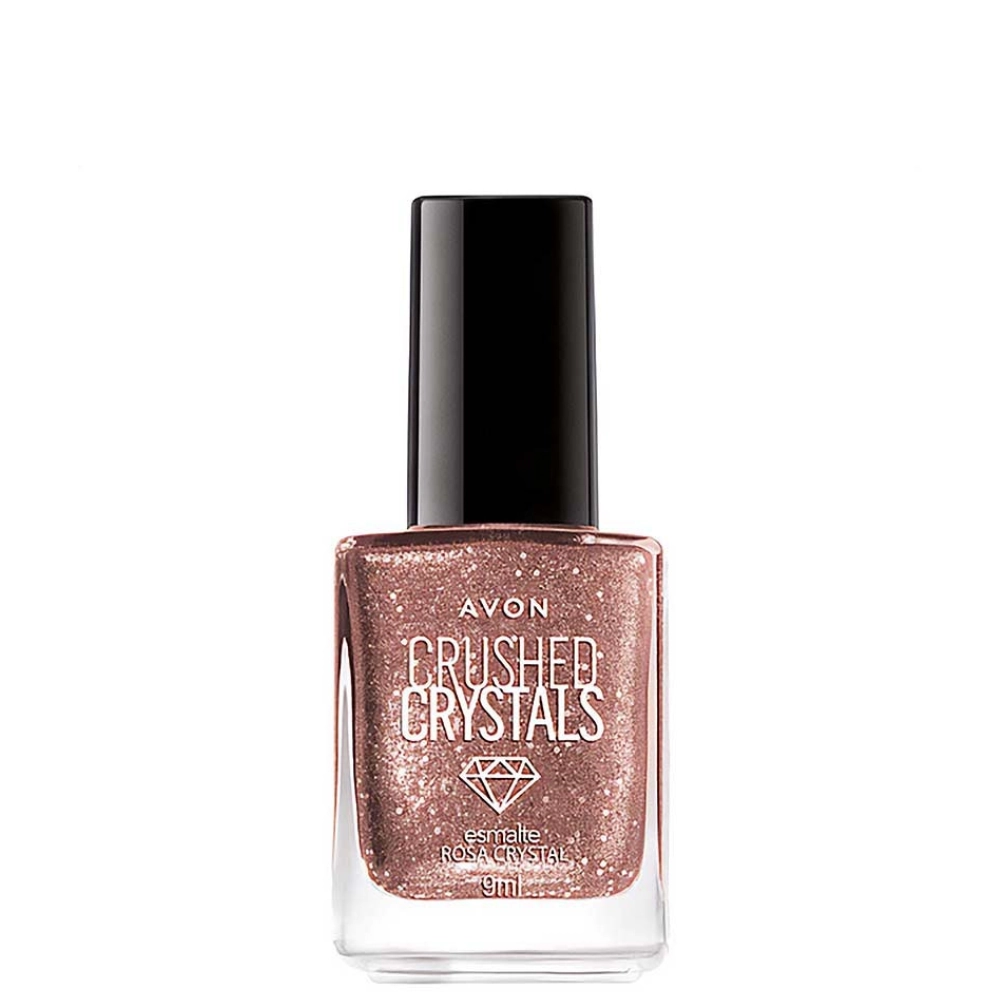 Esmalte Crushed Crystals Cor Rosa Avon 10ml