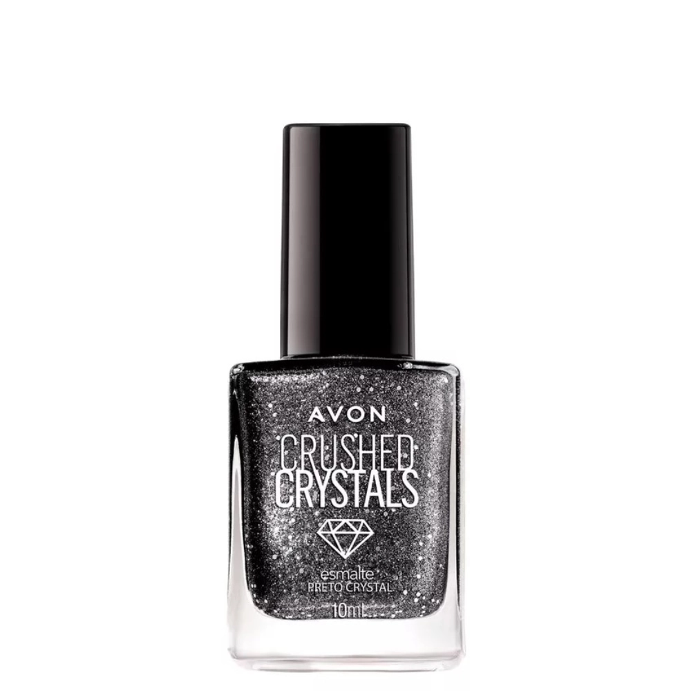 Mark Nail Style Esmalte Preto Crystal 10ml
