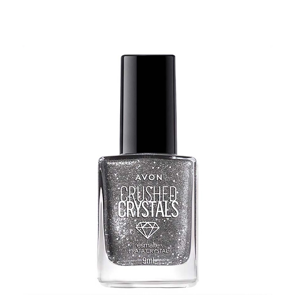 Crushed Crystals Esmalte Prata Crystal 9ml