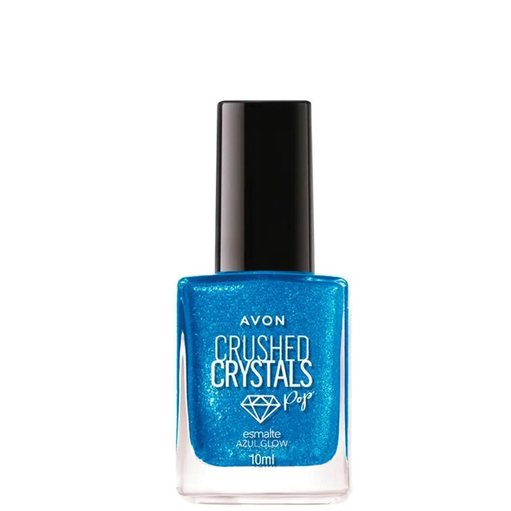 Avon Crus Crystals Esmalte Azul Glow