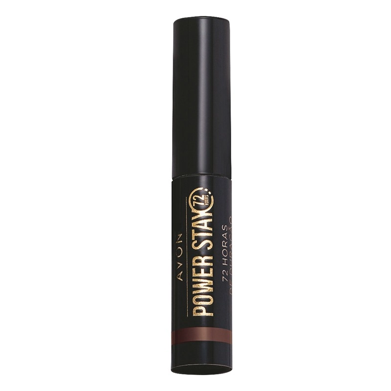 Caneta Delineadora Avon Power Stay Marrom 72h 3,5ml