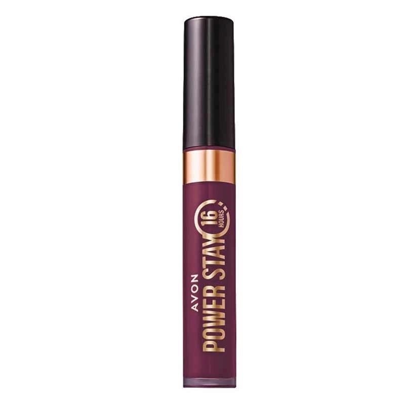 Batom Liquido Avon Power Stay Vinho Escuro 6ml