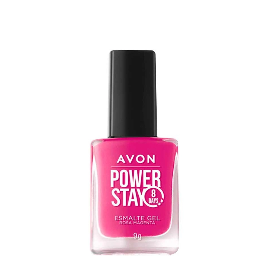 Esmalte Cr Avon Power Stay Gel Rosa Magenta 9g