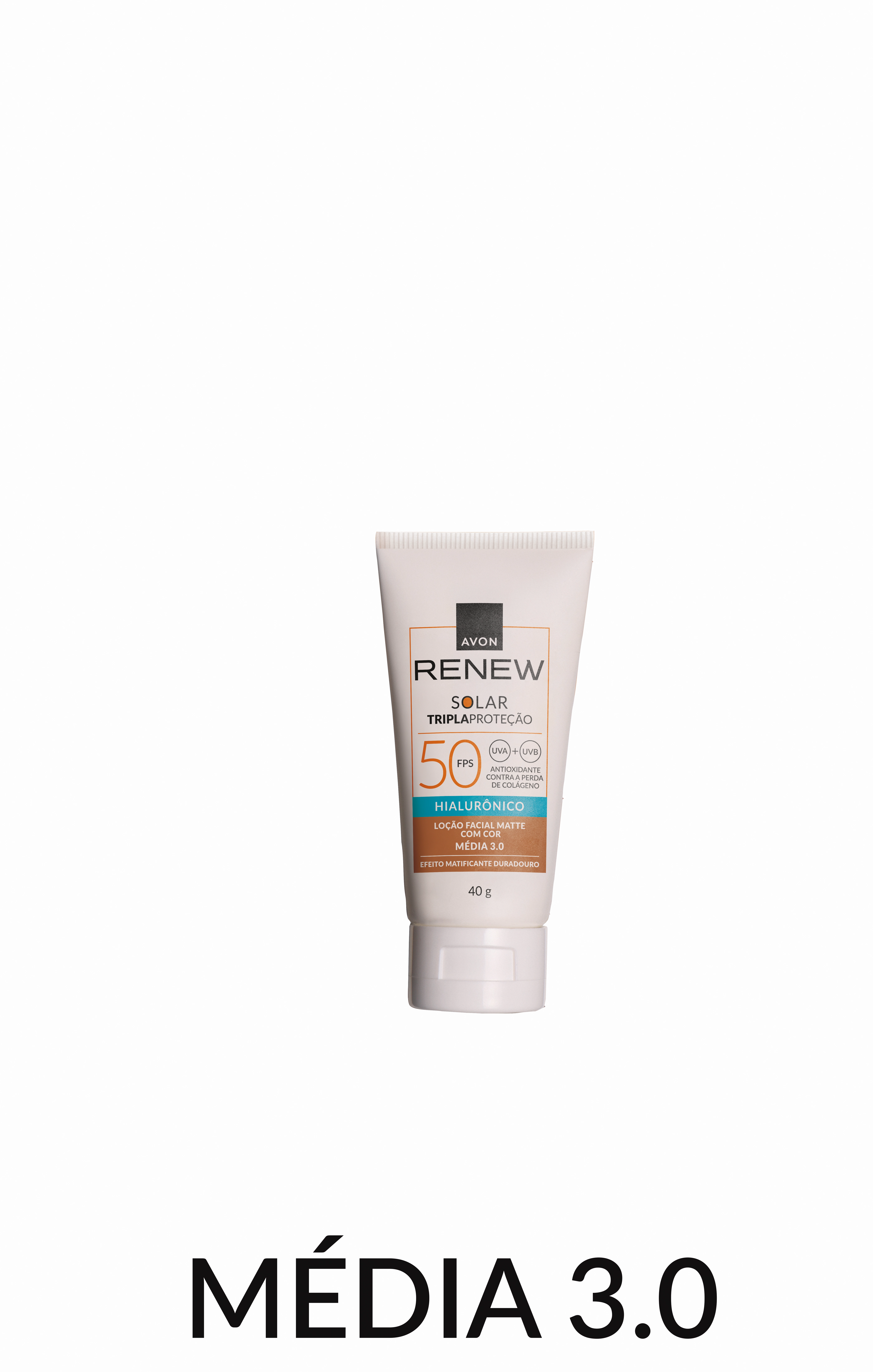 Protetor Solar Facial Renew Fps 50 Media 40g