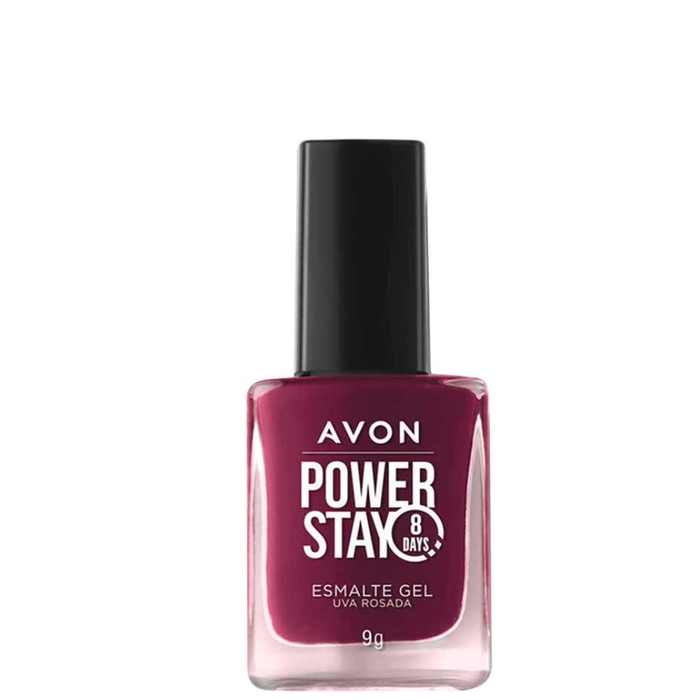 Esmalte Cr Avon Power Stay Gel Uva Rosada 9g