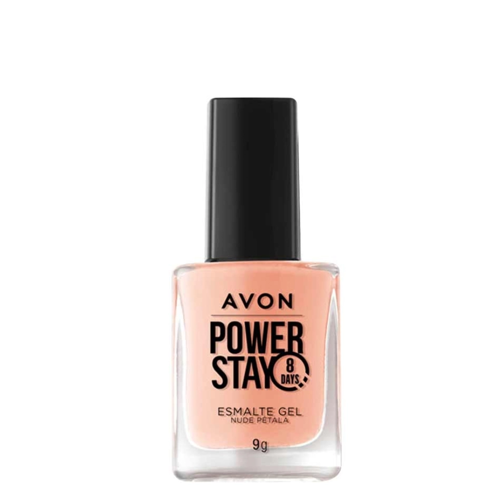 Esmalte Cr Avon Power Stay Gel Nude Nude Petala 9g