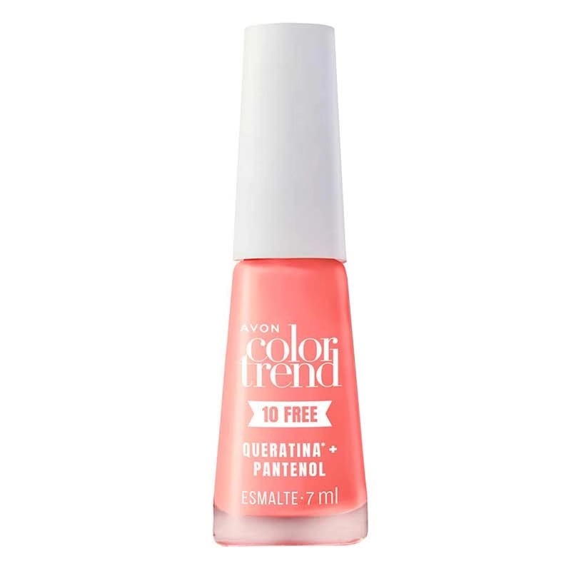 Esmalte Cr Color Trend 10 Free Meu Pessego Baby 7ml
