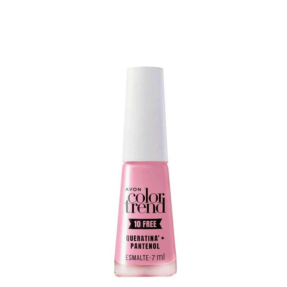 Esmalte Cr Color Trend 10 Free Rose Sabe Tudo 7ml