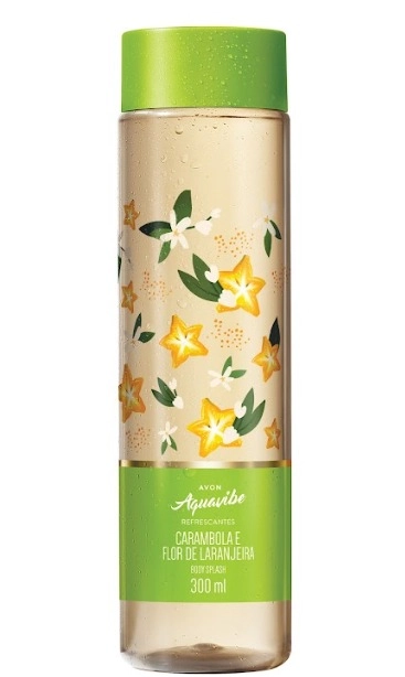 Body Splash Avon Aquavibe Carambola E Flor De Laranjeira 300ml