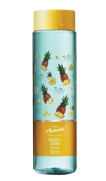 Body Splash Avon Aquavibe Abacaxi E Jasmim 300ml