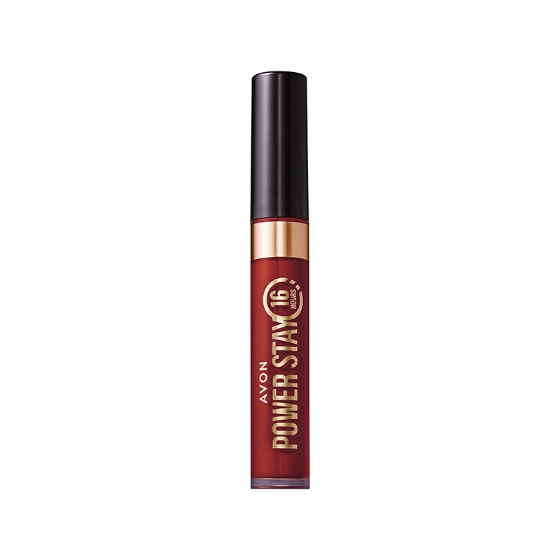 Batom Liquido Avon Powestay Vermelho Canela 1un