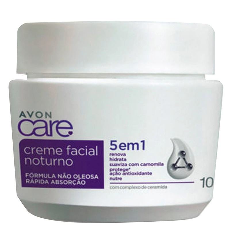 Creme Facial Avon Care Noturno 100g