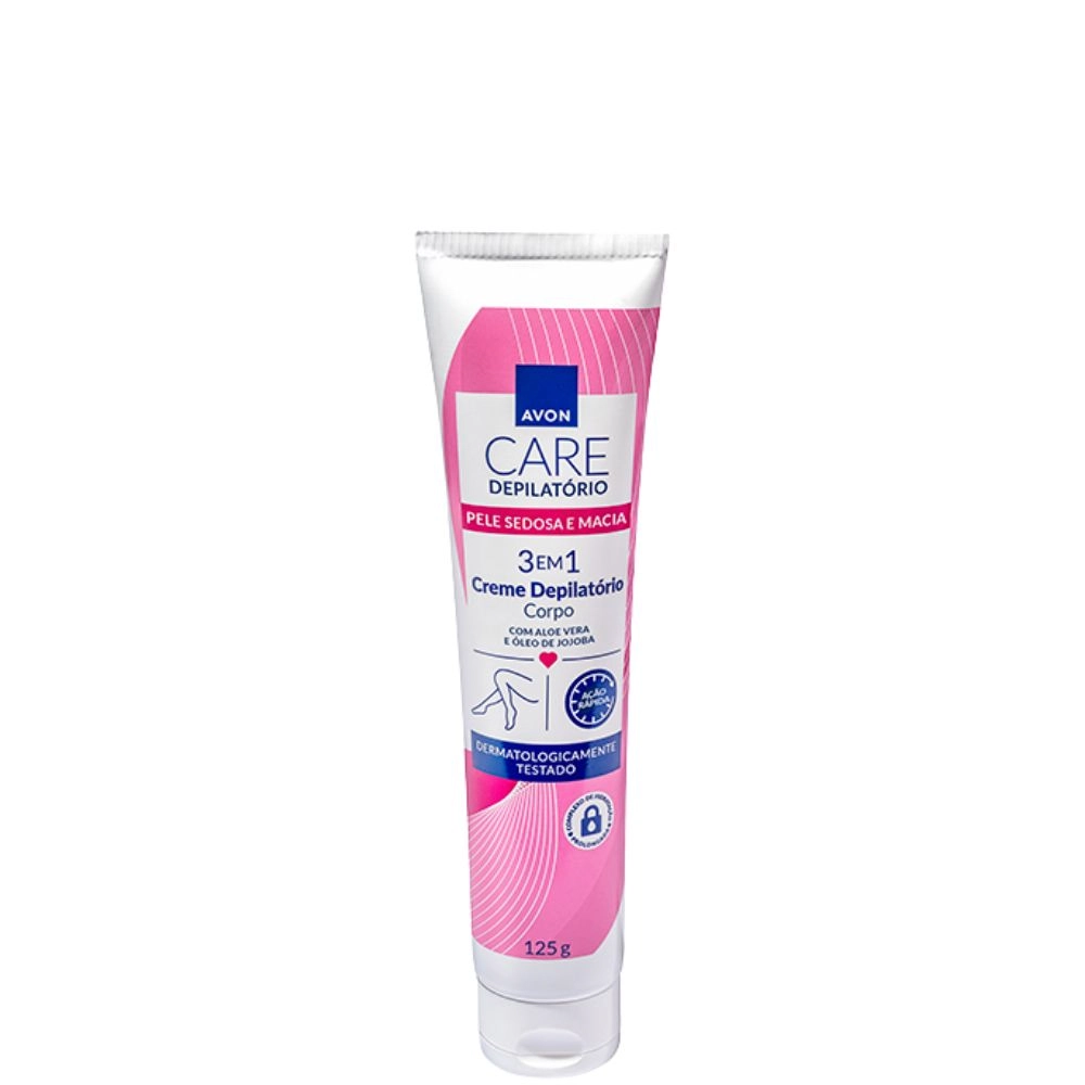 Cr Depilatorio Avon Care 125g Corpo 3 Em 1