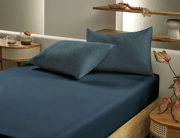 Jg Cama Altenburg Solt Sl Marinho 2pc