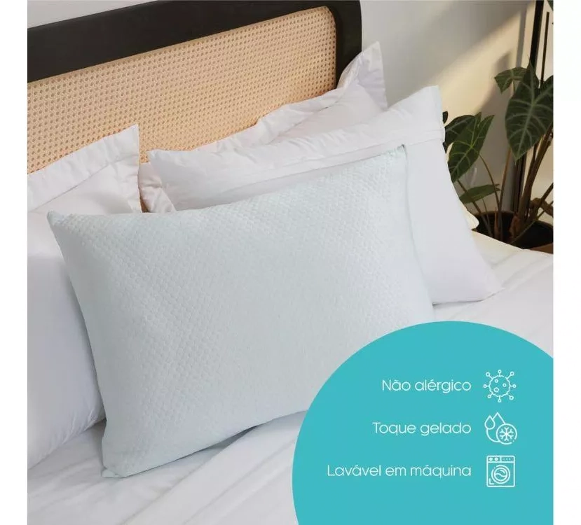 Travesseiro Gelatto Turquesa 48x70cm 01569606700001_6.1551 Altenburg