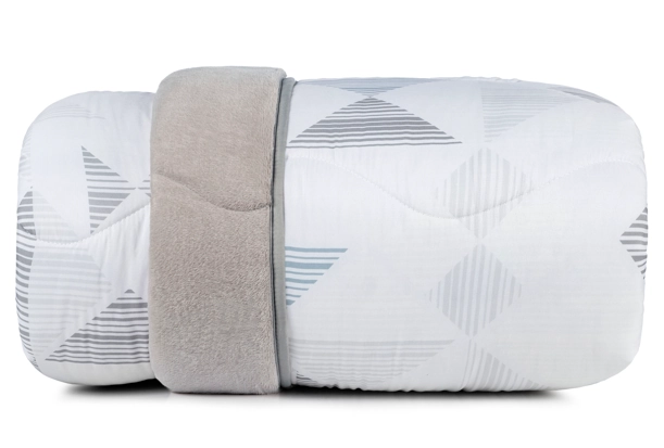 Edredom Blend Queen Comfort Plush Sort 220x230cm 13501070320001 Altenburg