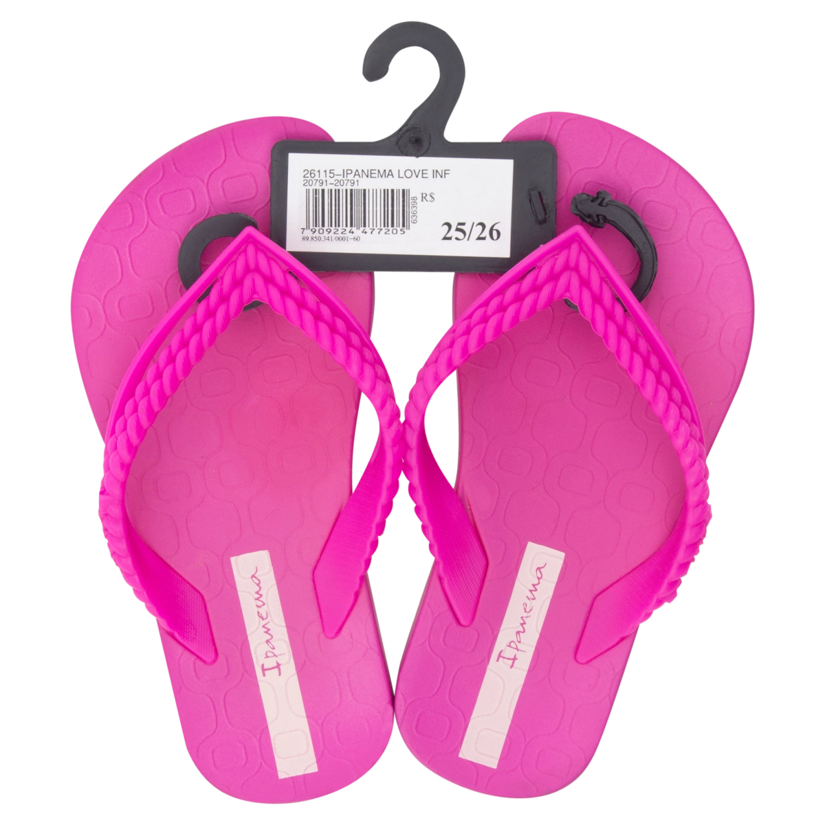 Sandália Infantil Rosa Love Ipanema N 25/26