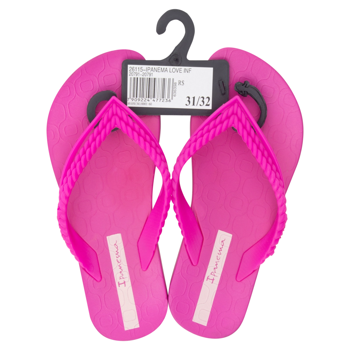 Sandália Infantil Rosa Love Ipanema N 31/32