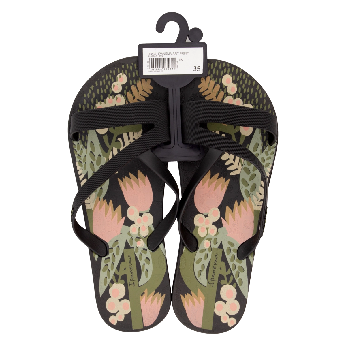 Chinelo Preto Art Print Ipanema N 35