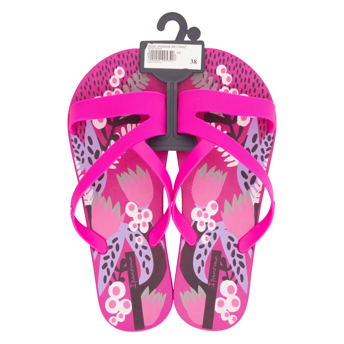 Chinelo Rosa Art Print Ipanema N 38