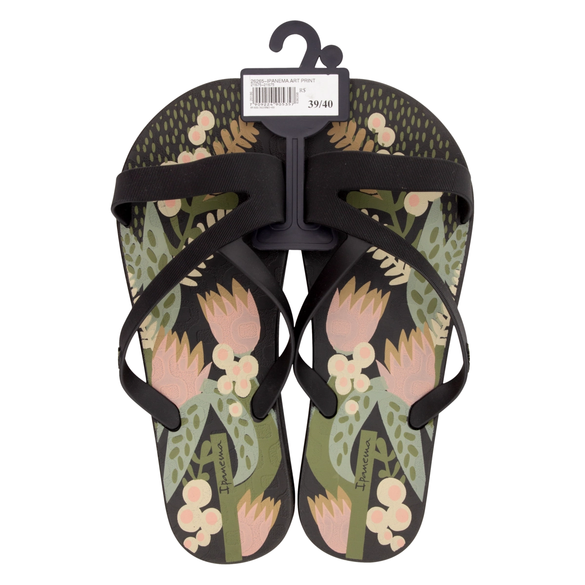 Chinelo Preto Art Print Ipanema N 39/40