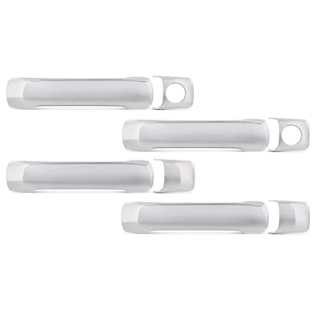 Aplique de Maçaneta Externo 4 Portas Cromado - SHEK PARTS 08004