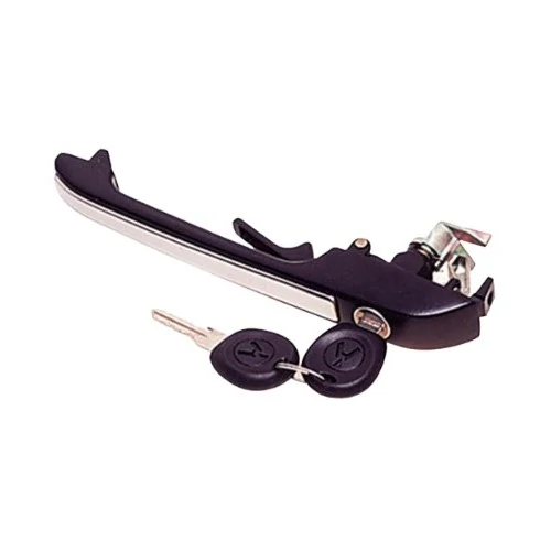 Maçaneta Externa da Porta Dianteira Lado Direito com Chave Inox - NEW KAR 341036