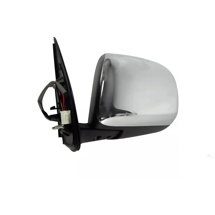 Espelho Retrovisor Externo TOYOTA HILUX Lado Esquerdo Elétrico Cromado sem Pisca - FICOSA EB835