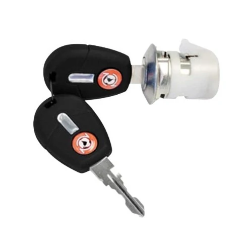 Cilindro de Fechadura da Porta Dianteira FIAT FIORINO/UNO Lado Esquerdo com Chave - NEW KAR 343545