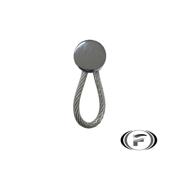 Puxador Fune Com Espia Cromado Zen Unico