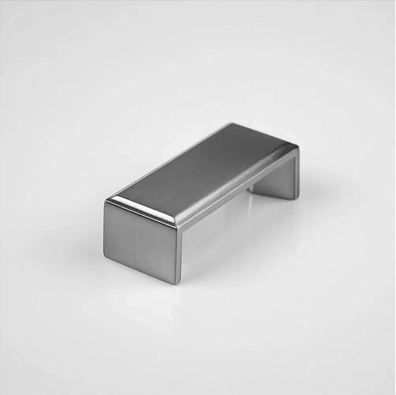 Puxador Creta Niquel Escovado Com Verniz Zen 64 Mm Zp3949