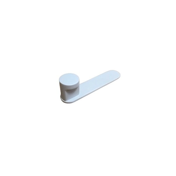 Puxador Radio Mini Com Base Branco Zen Unico