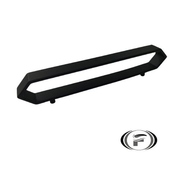 Puxador Elemento G 128/192mm Preto Zen Unico