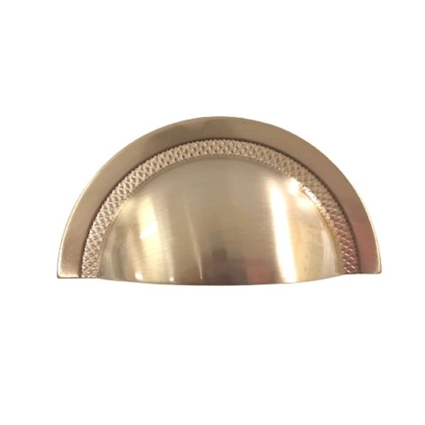 Puxador Shell Gold Escovado Zen 64mm