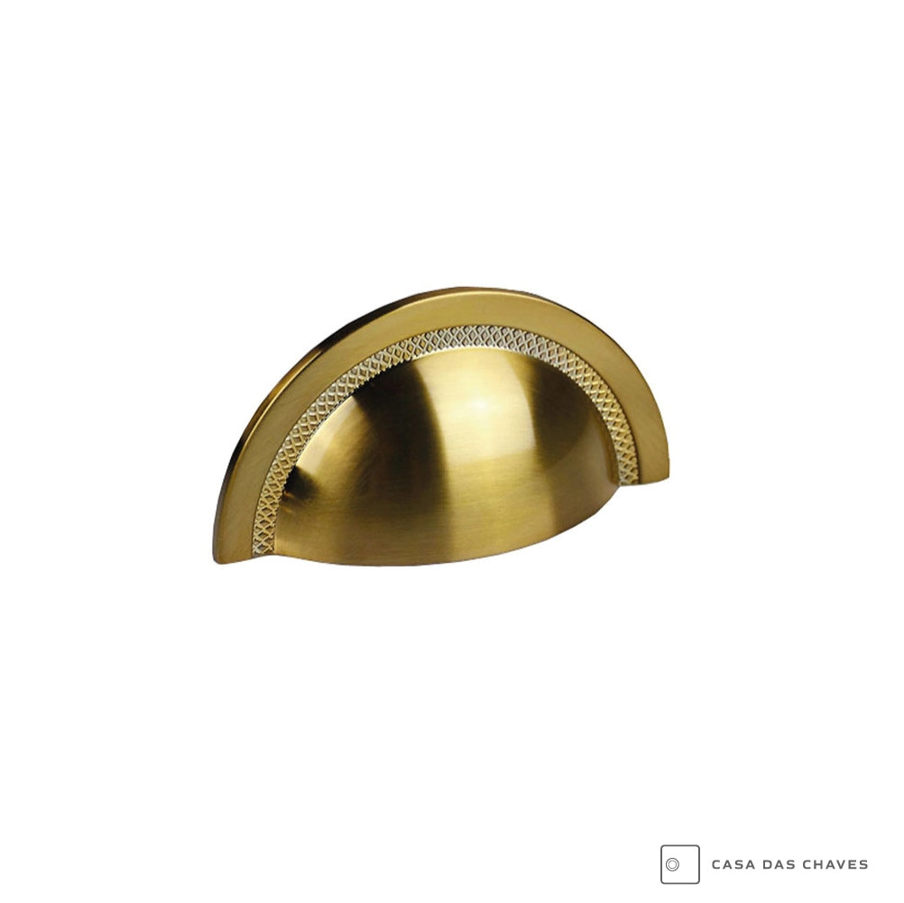 Puxador Zen Shell Tamanhos 48mm E 64mm - Red Gold - 64mm