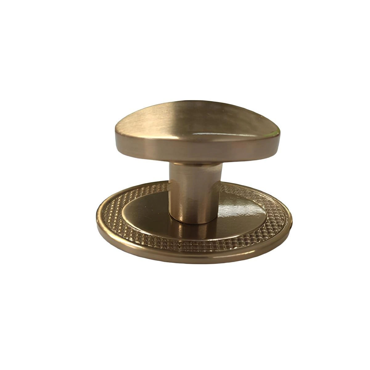 Puxador Beetle Com Base Granada Gold Escovado Zen