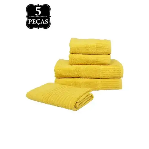 Jg.toalhas Buddemeyer 5pcs Carmel Cor 1429