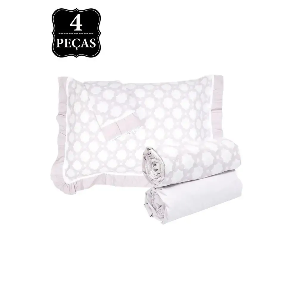 Jg.cama Buddemeyer Queen Percal Jolie Rosa